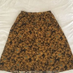 Forever 21 Sunflower Skirt